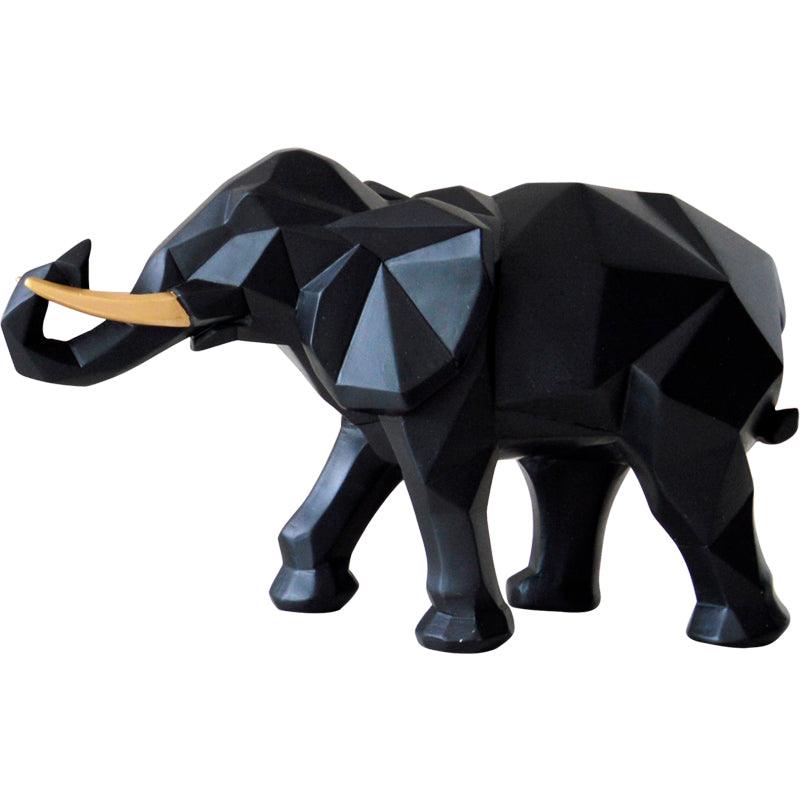 Geometric lucky elephant ornament