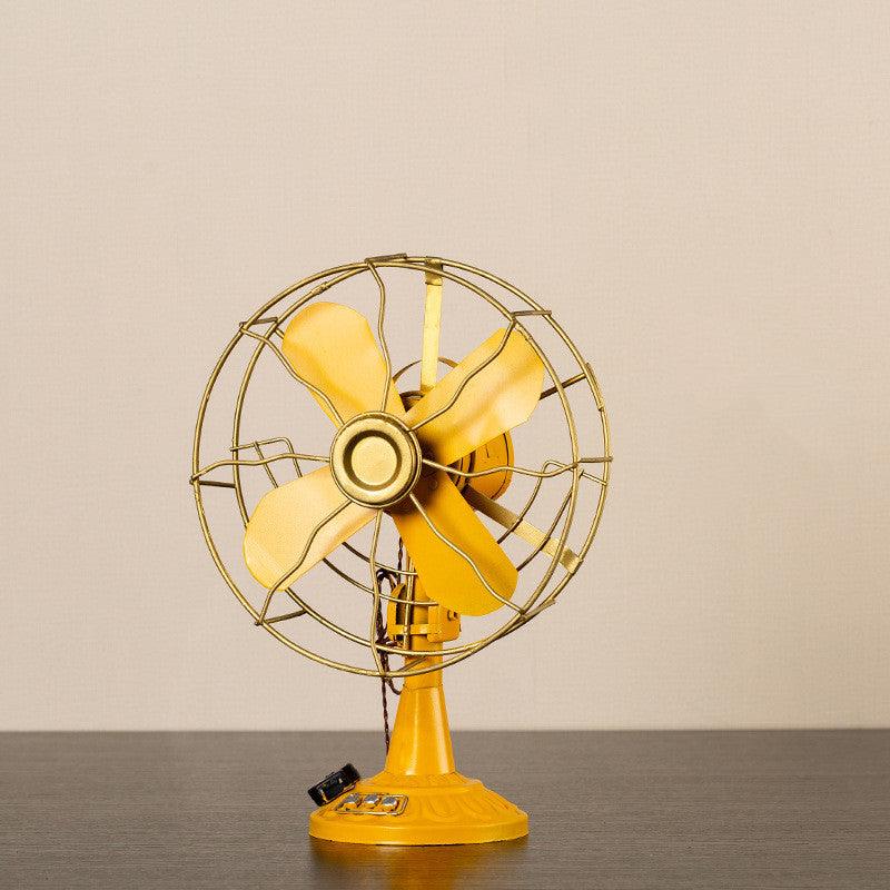 European Retro Nostalgic Fan Model Ornaments