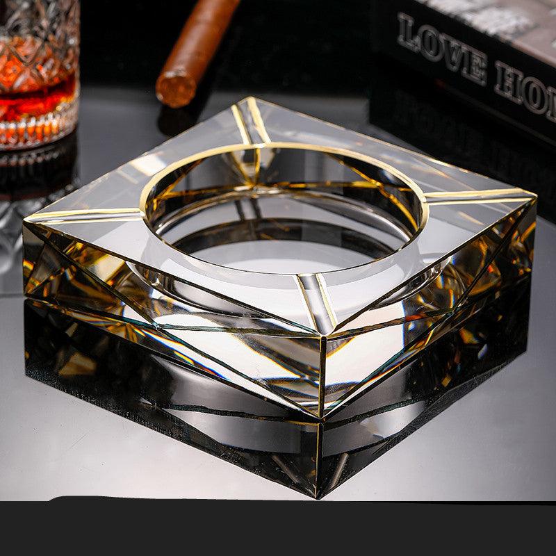 Glass Ashtray Creative Personality Trend Living Room Bedroom Office