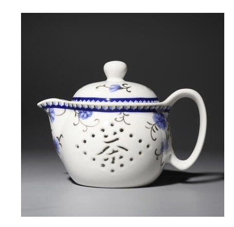 Linglong Blue And White Porcelain Teapot Single Pot Ceramic
