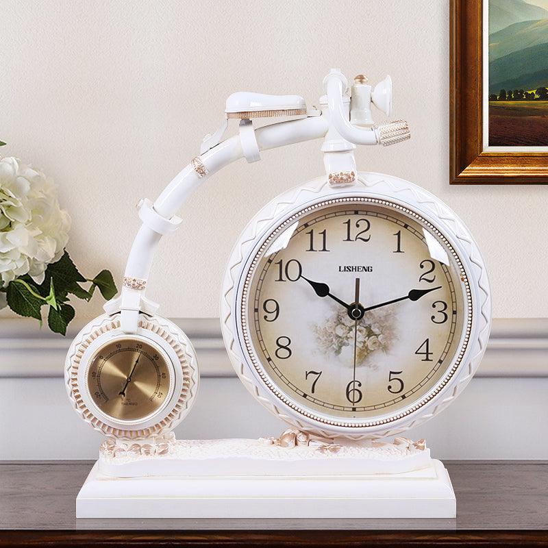 Creative Bicycle Quartz Clock Crafts Ornaments