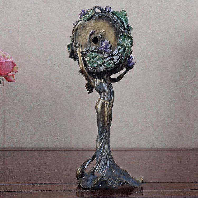 Resin Crafts Goddess Clock Ornaments