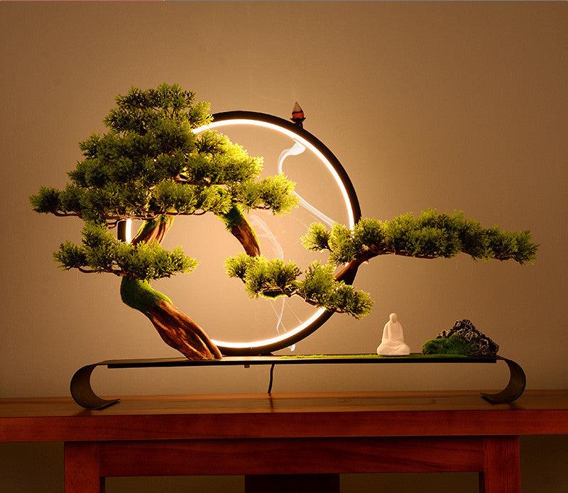 Thuja Welcome Pine Bonsai Micro Landscape Ornament Zen