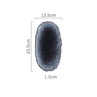 Creative ceramic oval Japanese dishes