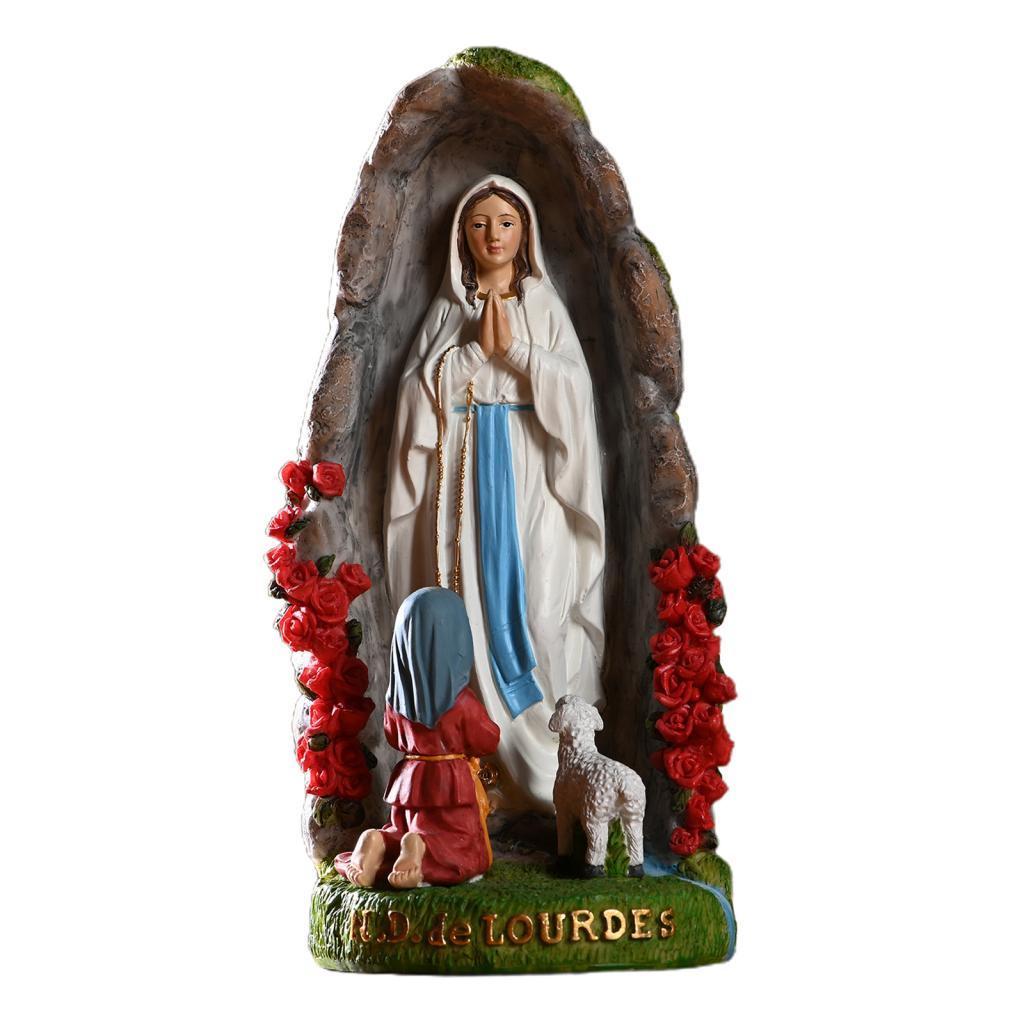 Beautiful Virgin Mary Figurine Sculpture Christian Wedding Gift Xmas