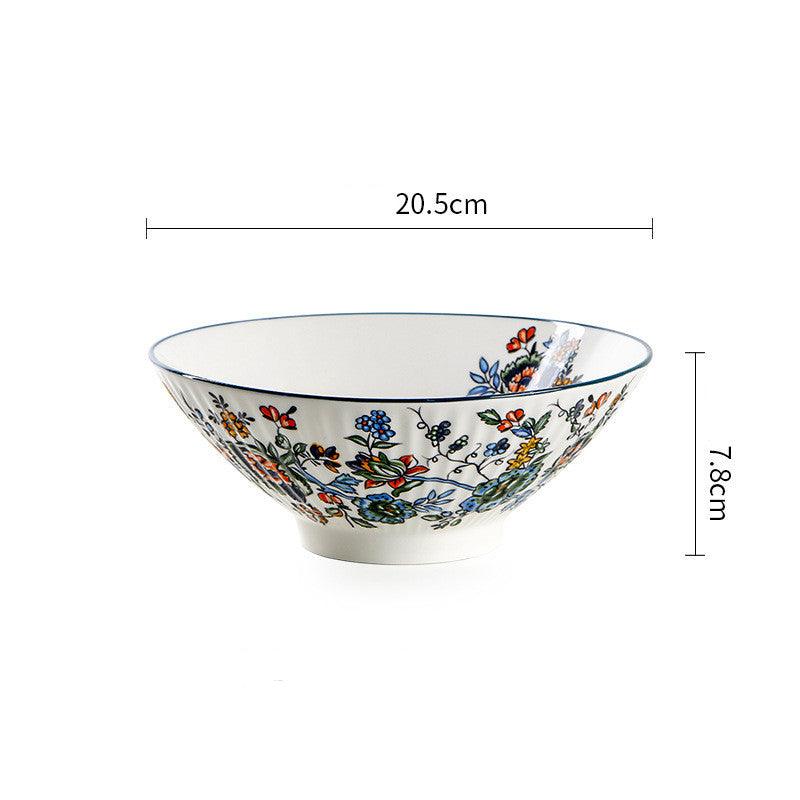 New Chinese Tableware Ceramic Rice Bowl