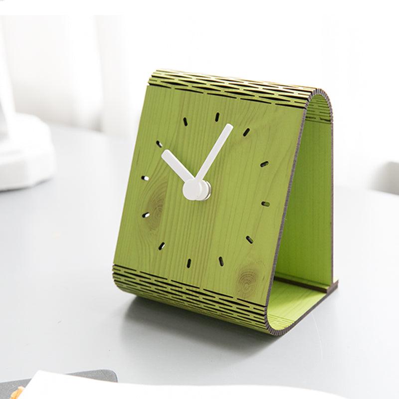 Simple Desktop Desk Clock Desktop Ornaments Desk Clock Bedroom Silent Pendulum Clock Home Wall Clock