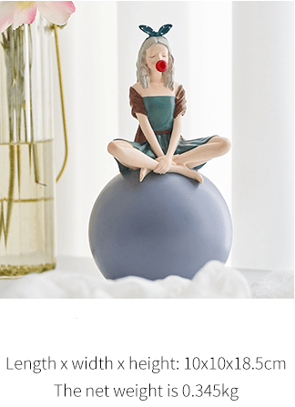 Nordic Bubble Small Ornaments Desktop Decoration Girl Heart