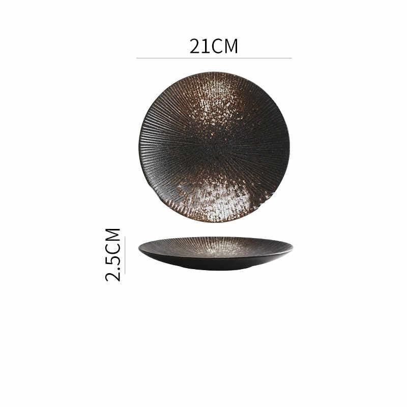 Porcelain Simple Round Ceramic Simple Plate