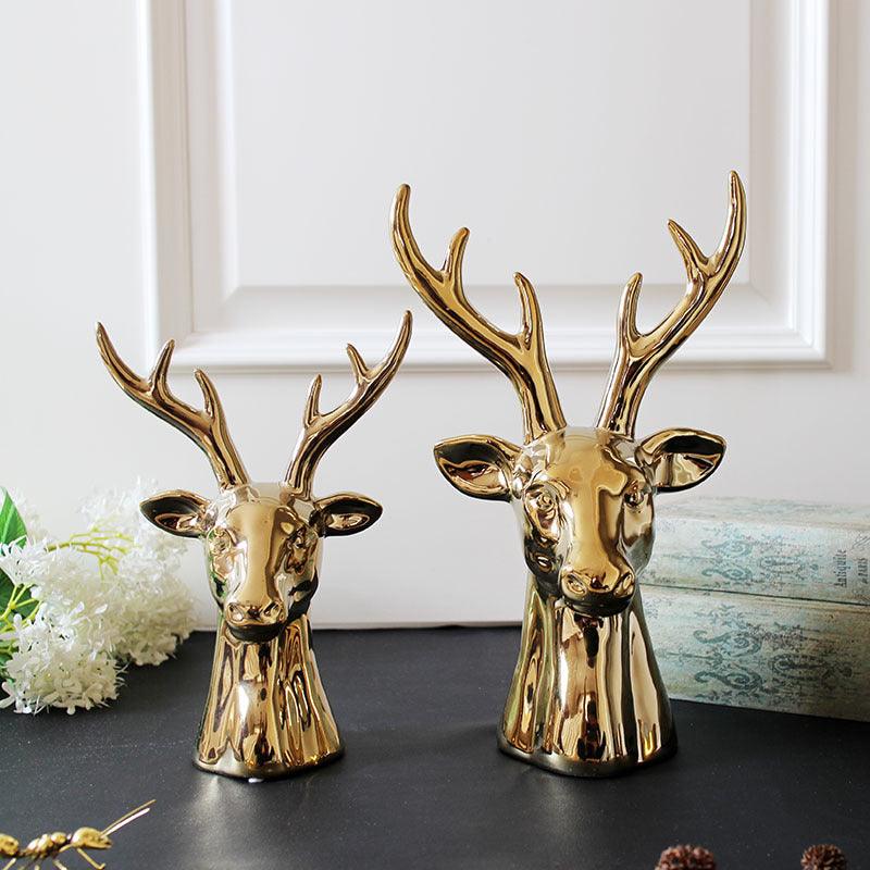 Deer head animal ornaments