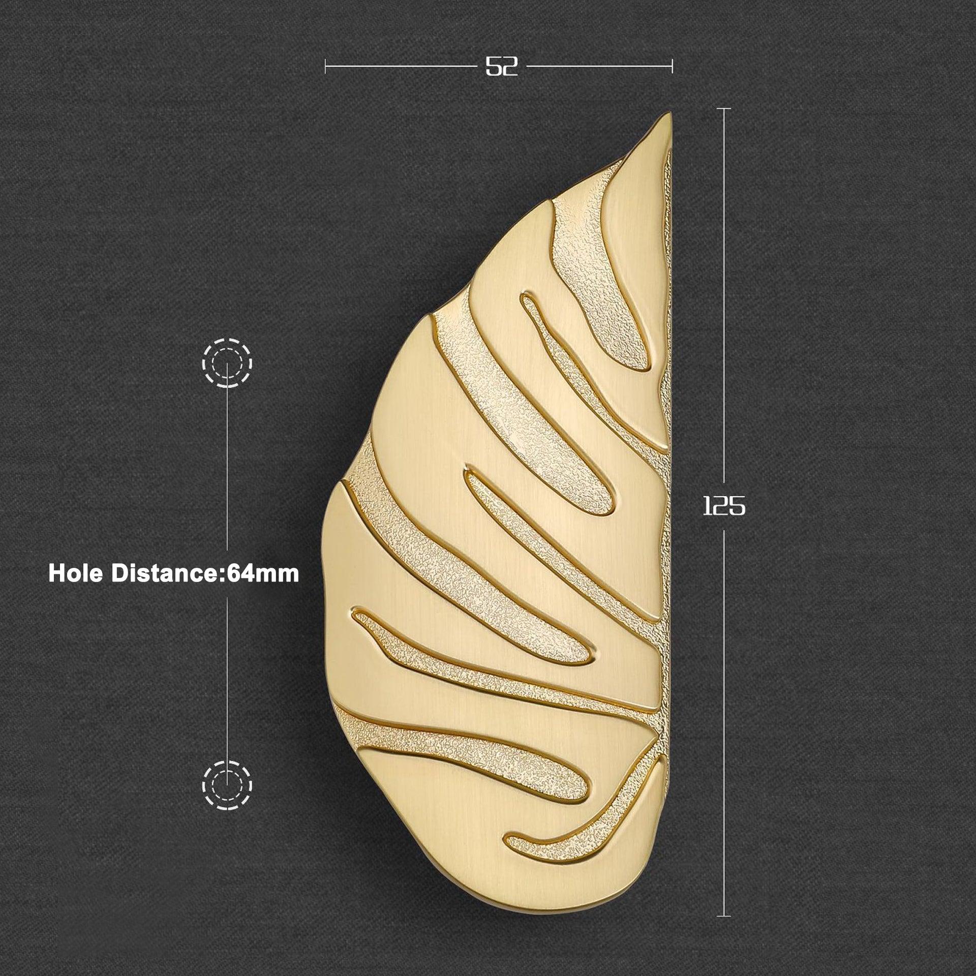 Individuality And Creativity, Leaf-shaped Pairing Handles, Antique Copper Color