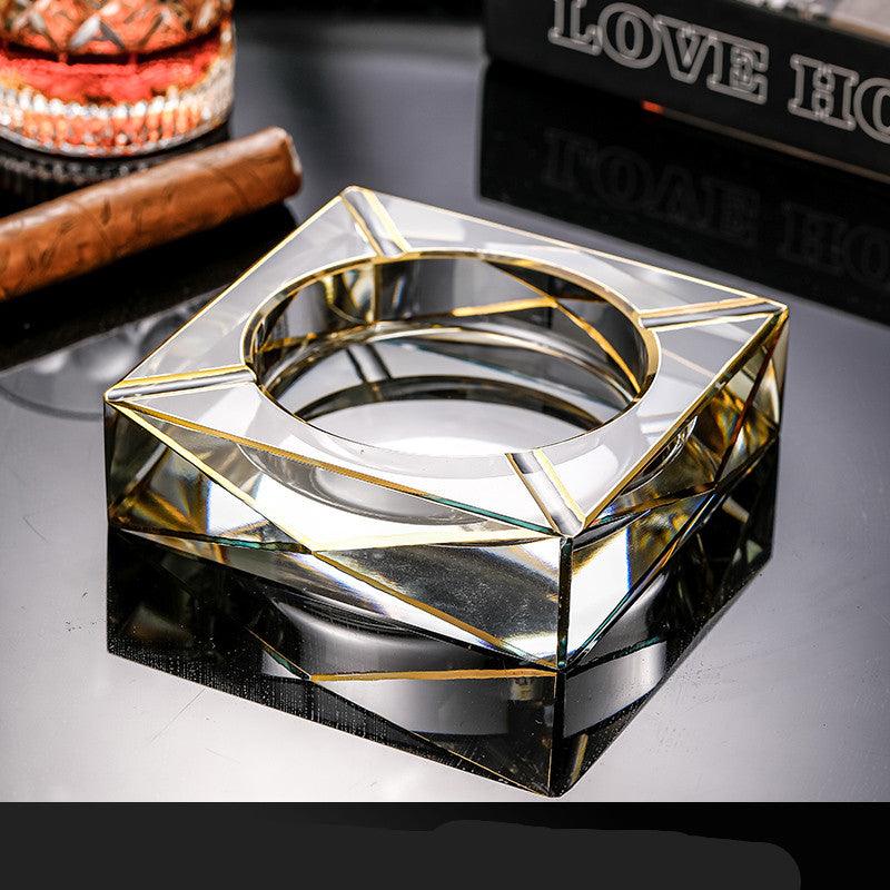 Glass Ashtray Creative Personality Trend Living Room Bedroom Office
