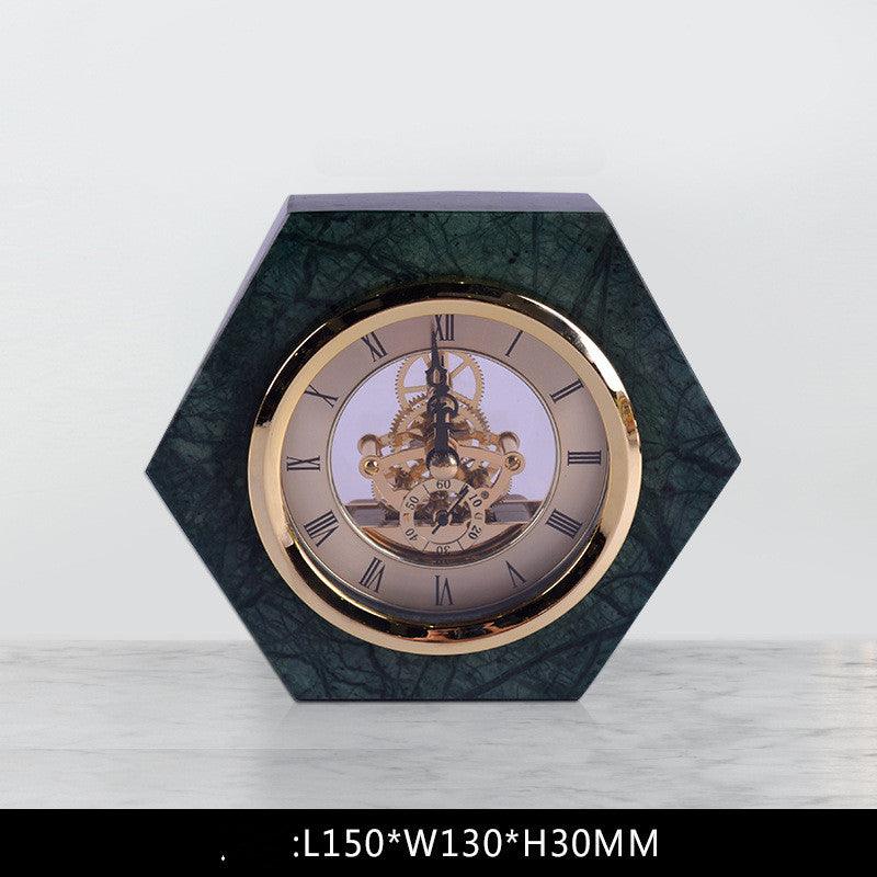 Desktop Personalized Marble Clock Ornaments