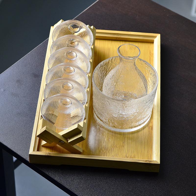Japanese Sake Pot Set Glass Fashion