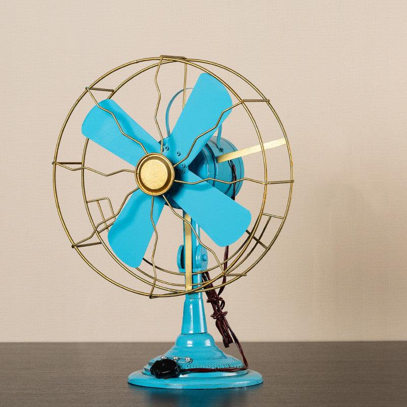 European Retro Nostalgic Fan Model Ornaments
