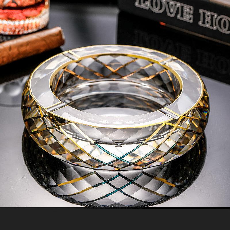 Glass Ashtray Creative Personality Trend Living Room Bedroom Office