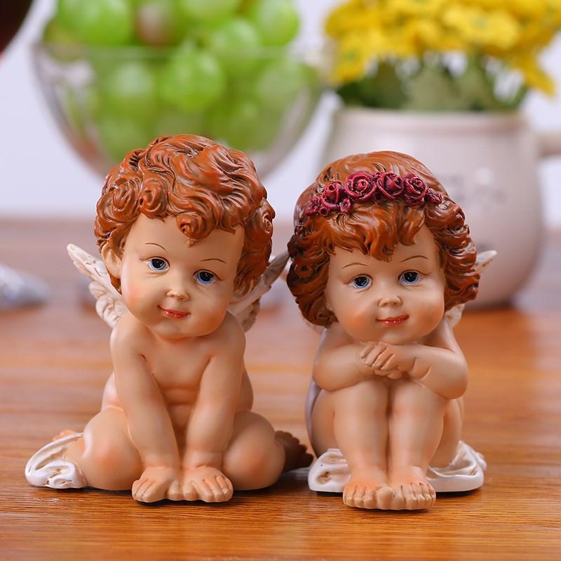Creative Resin Cupid Angel Craft Ornaments