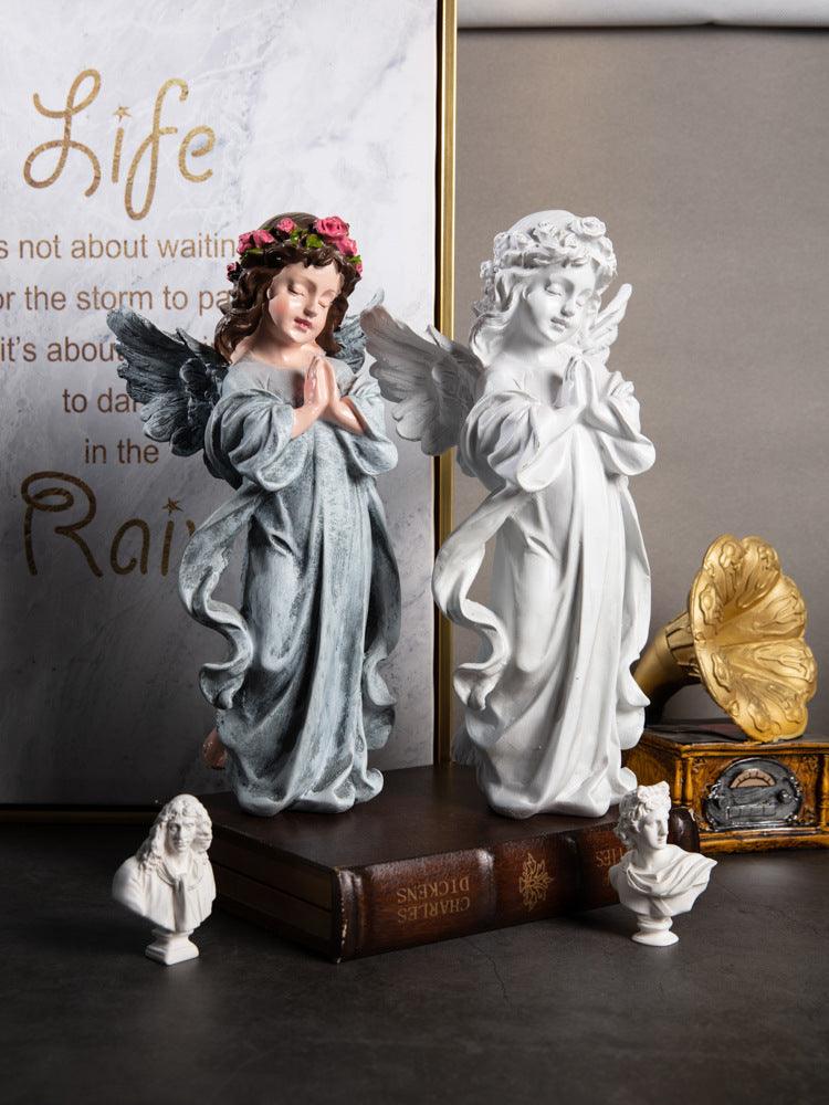Creative Resin Angel Girl Praying Ornaments