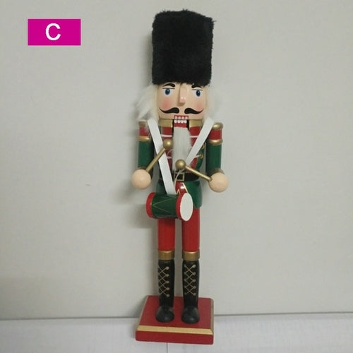 Wooden Nutcracker Soldier Figurines Ornaments 30cm Nutcracker Puppet