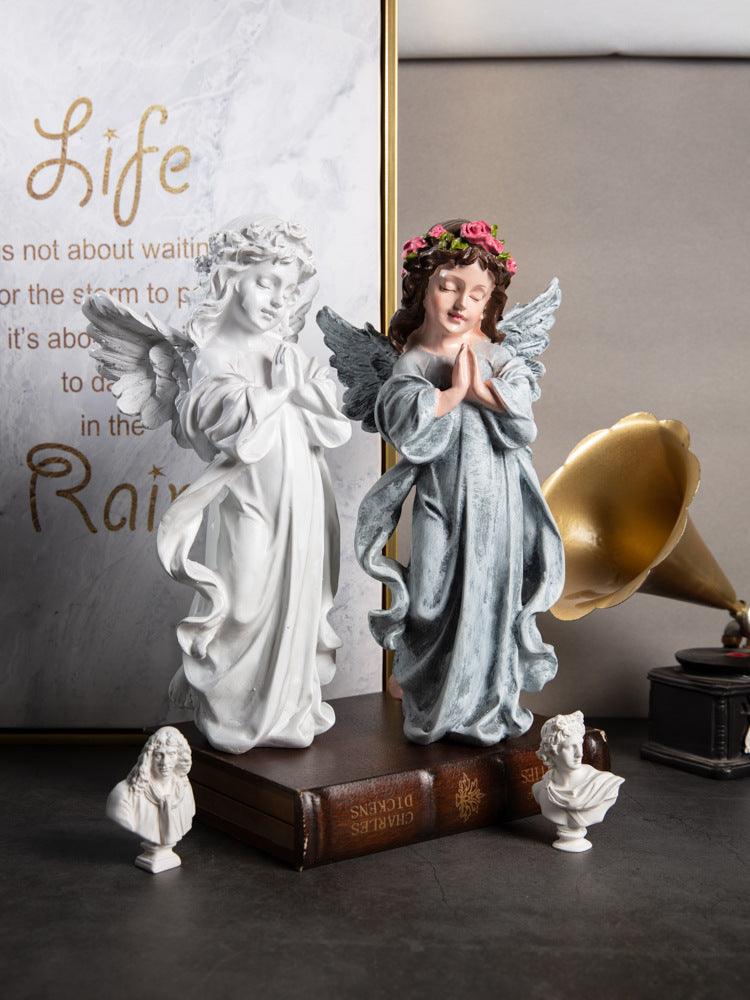 Creative Resin Angel Girl Praying Ornaments
