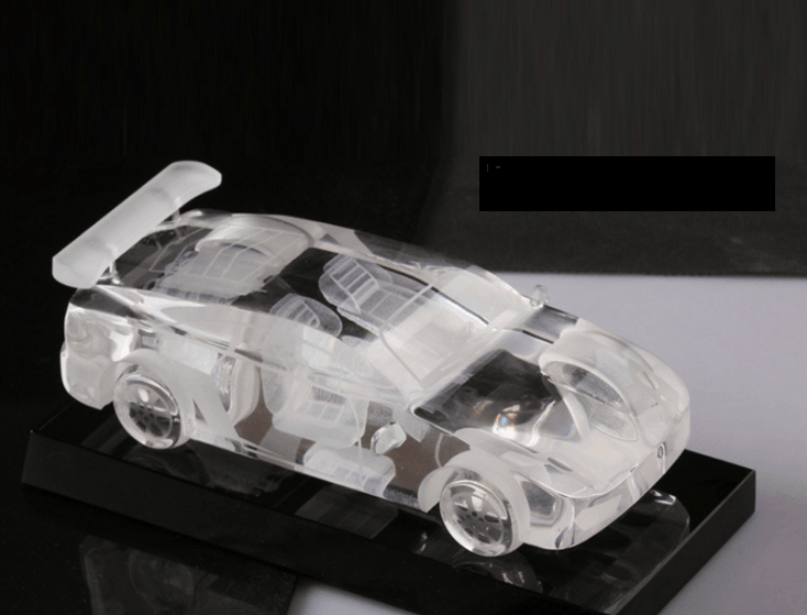 Crystal car model craftsmanship crystal decoration perfume seat