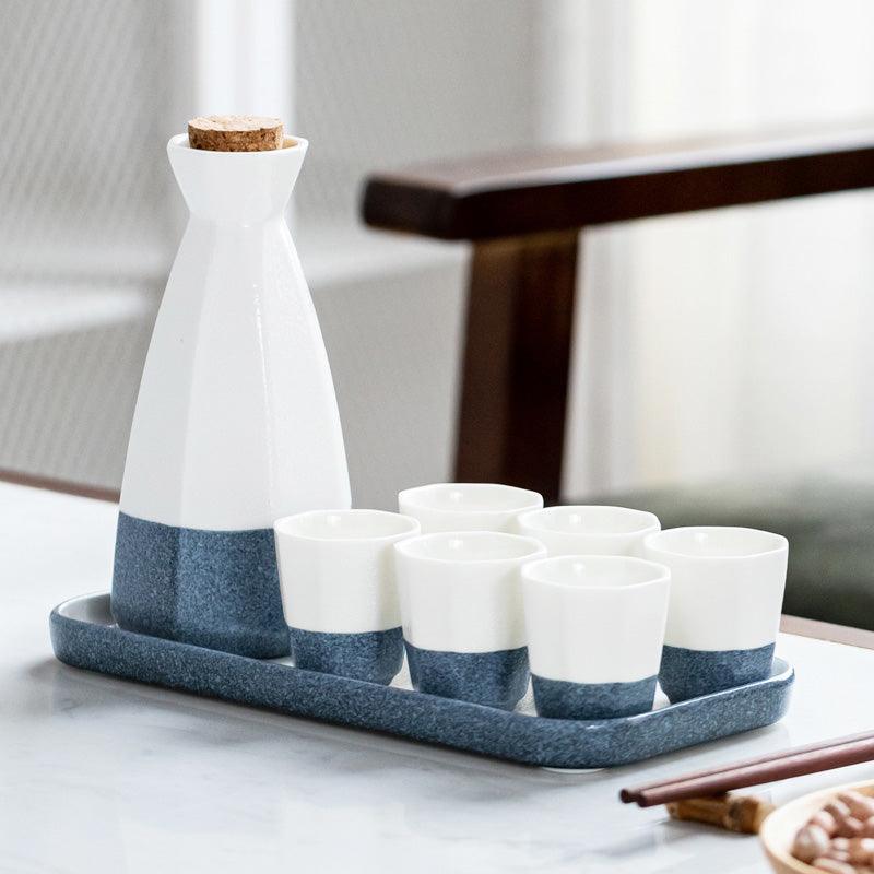 Japanese Style Ceramic Warmer Wine Set