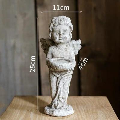 European Style Retro Angel Candle Holder Ornaments
