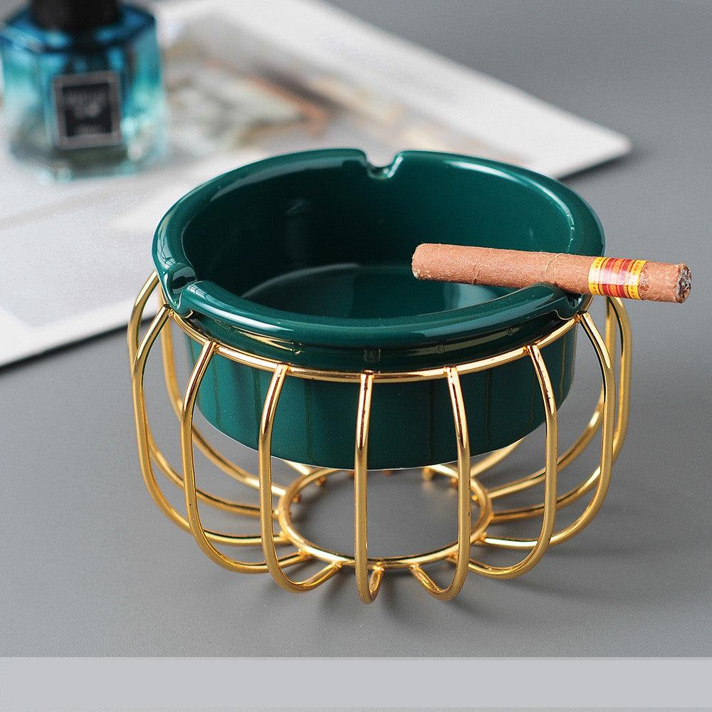Ceramic Ashtray With Lid Windproof
