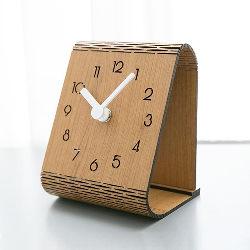 Simple Desktop Desk Clock Desktop Ornaments Desk Clock Bedroom Silent Pendulum Clock Home Wall Clock