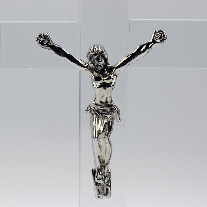 Christian Gifts Nightlight Crystal Jesus Cross Statue Religious Style