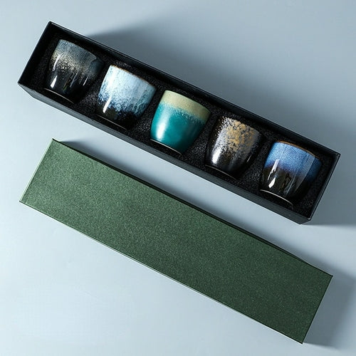 Kiln Tea Cup Water Cup Gift Box Set Table Wine Glass Mug Coffee Cups