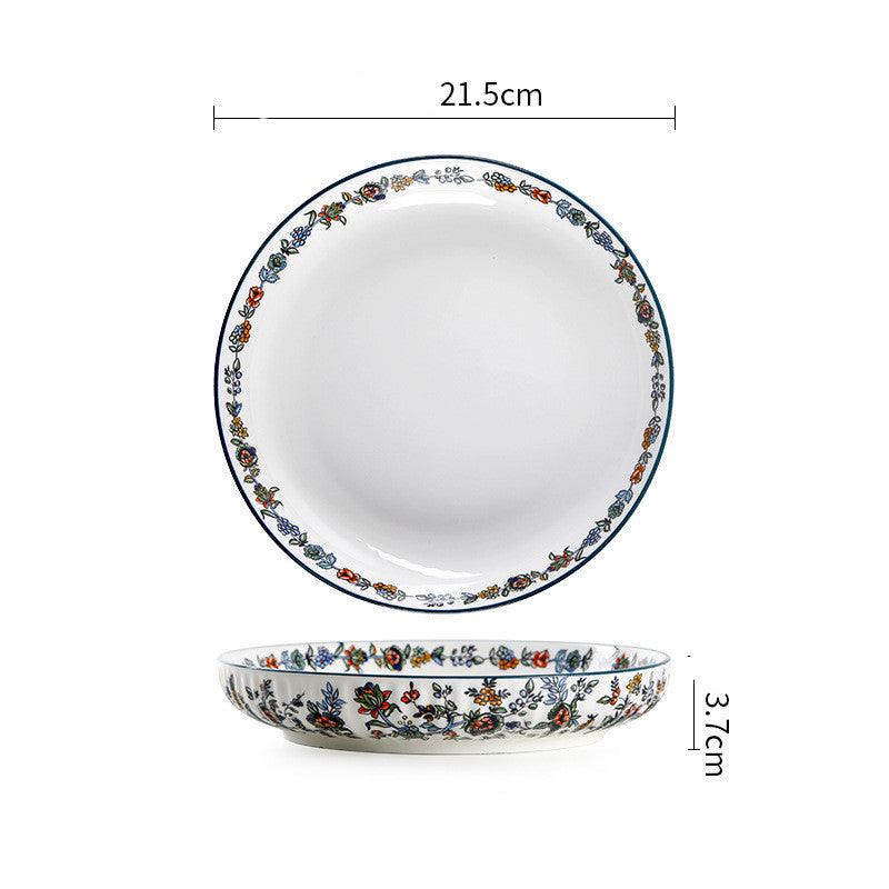 New Chinese Tableware Ceramic Rice Bowl