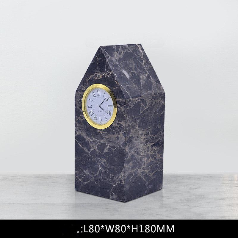 Desktop Personalized Marble Clock Ornaments