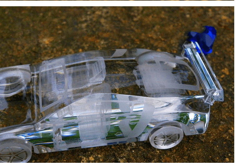 Crystal car model craftsmanship crystal decoration perfume seat