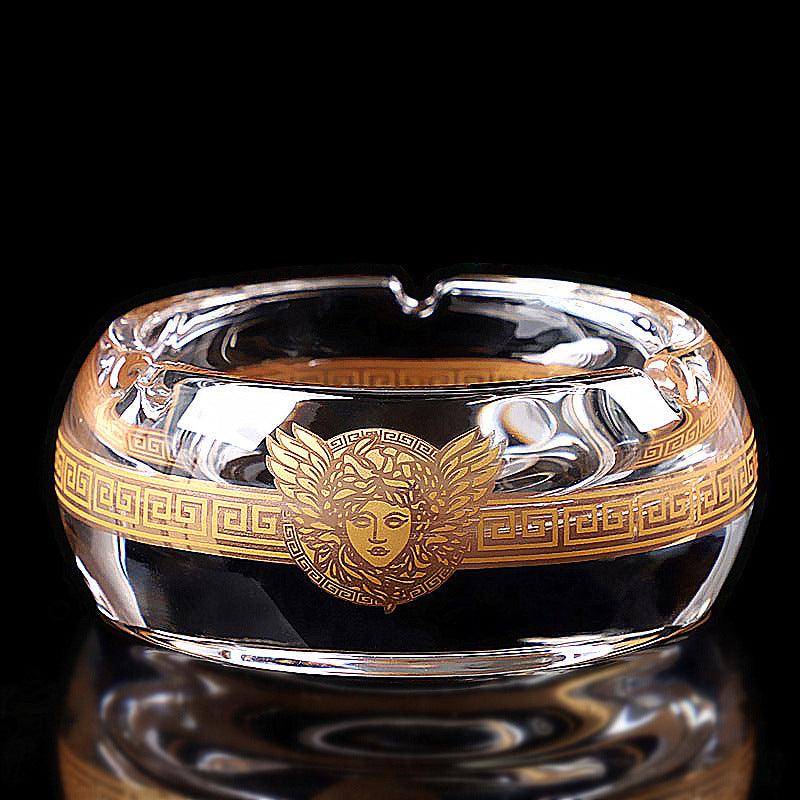 Creative Nordic Crystal Glass Ashtray Personality Living Room Office
