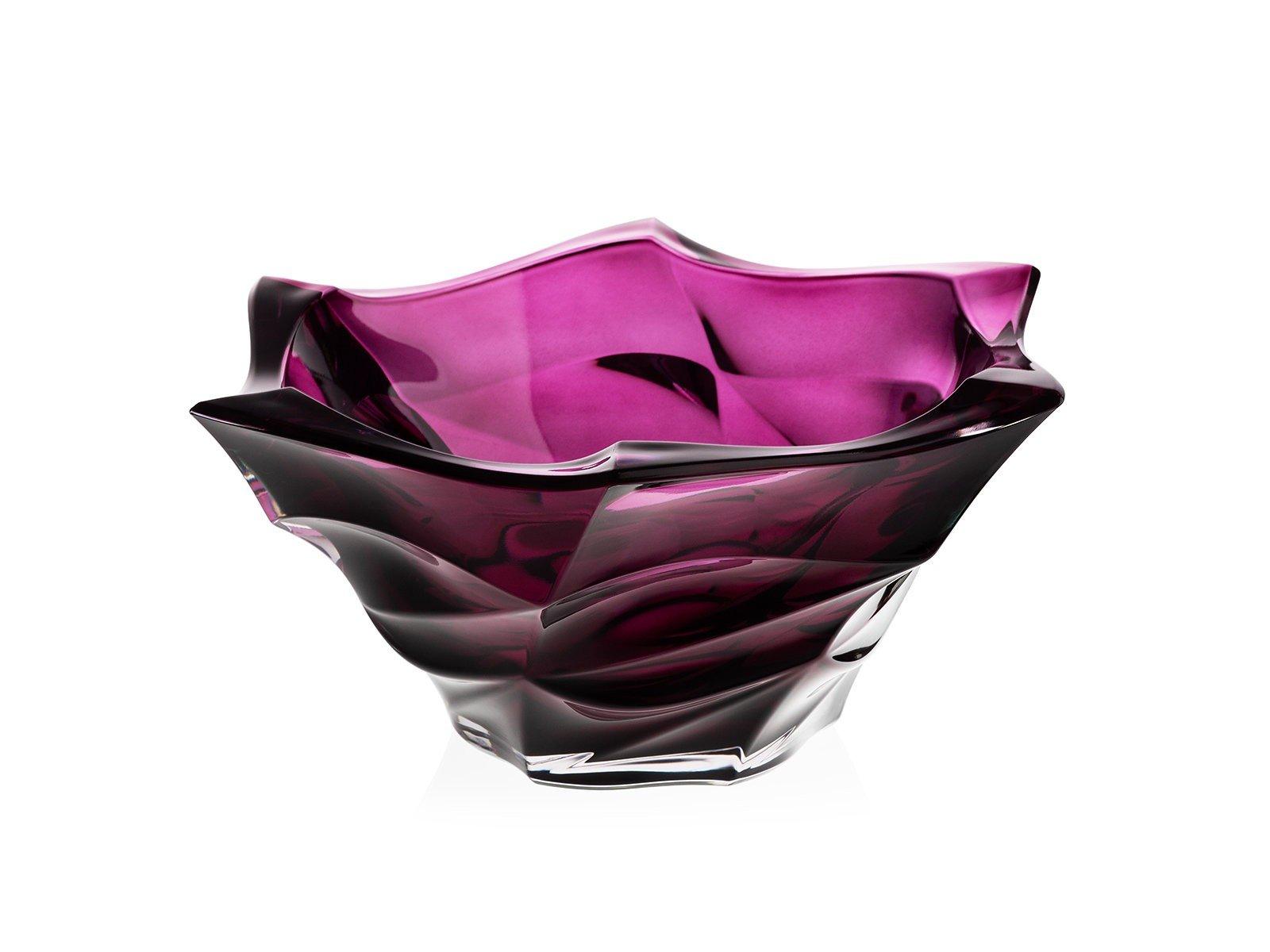 FLAMENCO Purple crystal Bowl