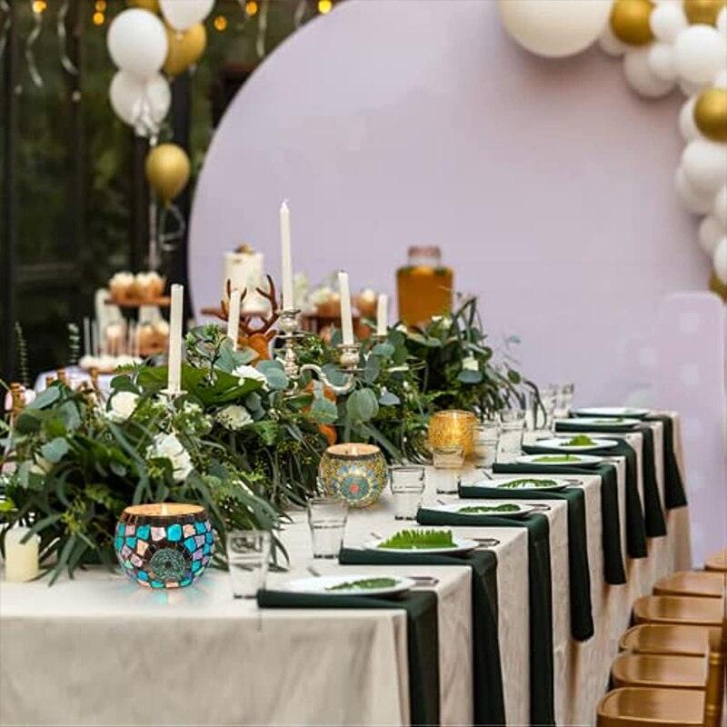 Mosaic Candle Holder Glass Handmade Candlestick Romantic Moroccan