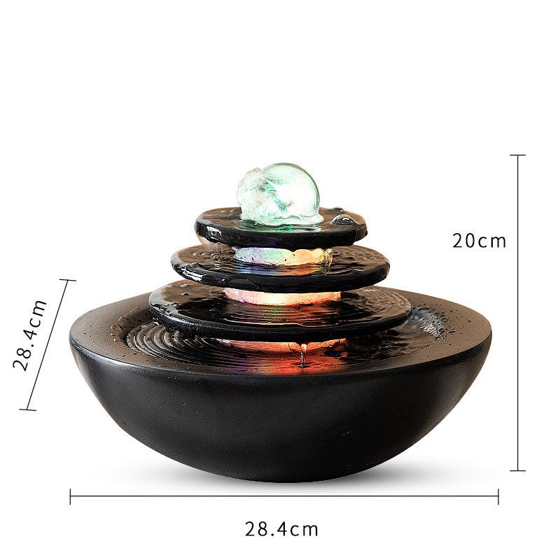 Bafanglai Fortune Transfer Ball Flowing Water Ornament