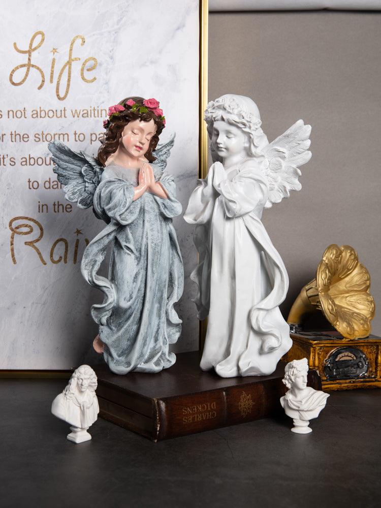 Creative Resin Angel Girl Praying Ornaments