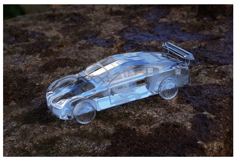 Crystal car model craftsmanship crystal decoration perfume seat