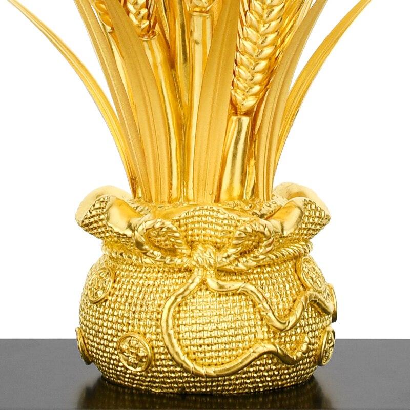 Creative Wheat Ears Crafts Gold Foil Ornament Gold Barley Figurines