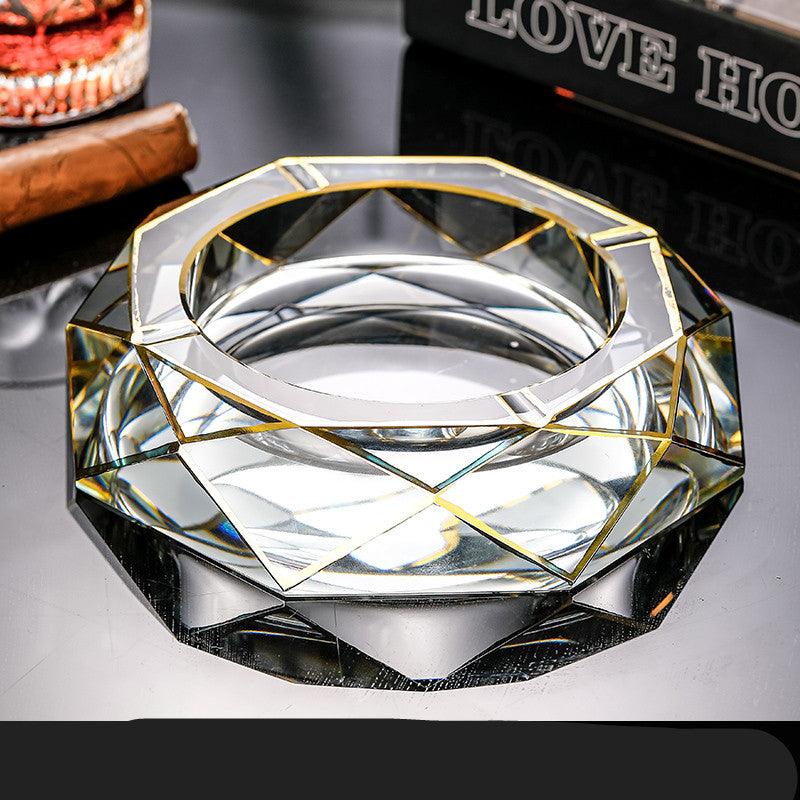 Glass Ashtray Creative Personality Trend Living Room Bedroom Office