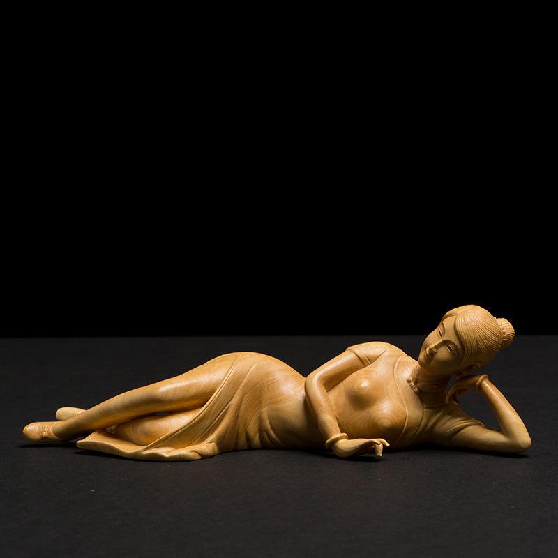Beauty Ornament Classical Beauty Wooden Craft Ornament