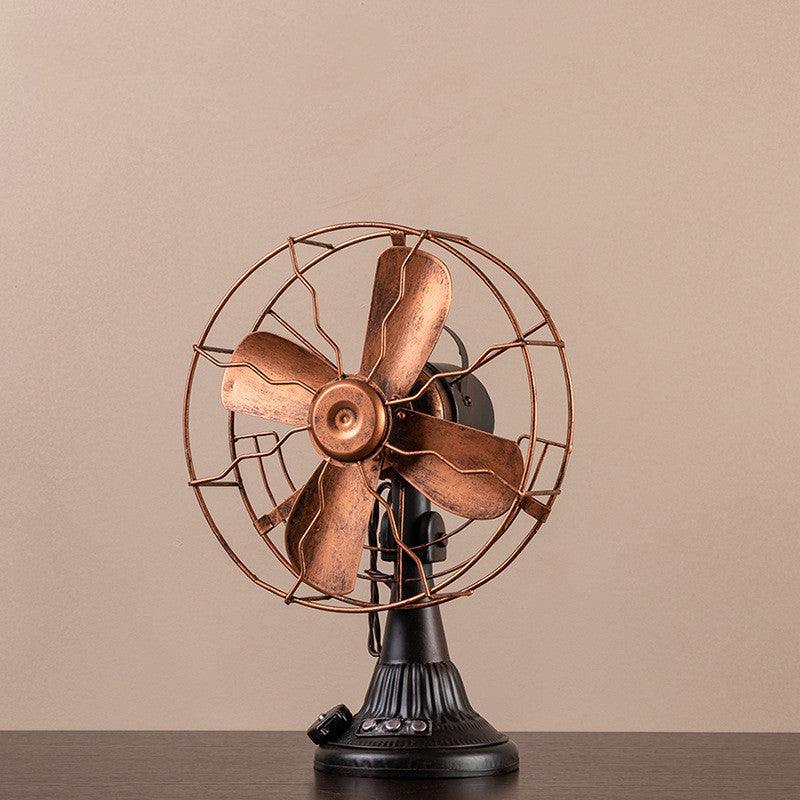 European Retro Nostalgic Fan Model Ornaments