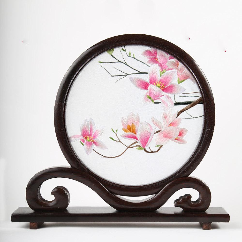 Featured Souvenirs Shu Embroidery Hand-embroidered Panda Ornaments Chinese Style Gifts