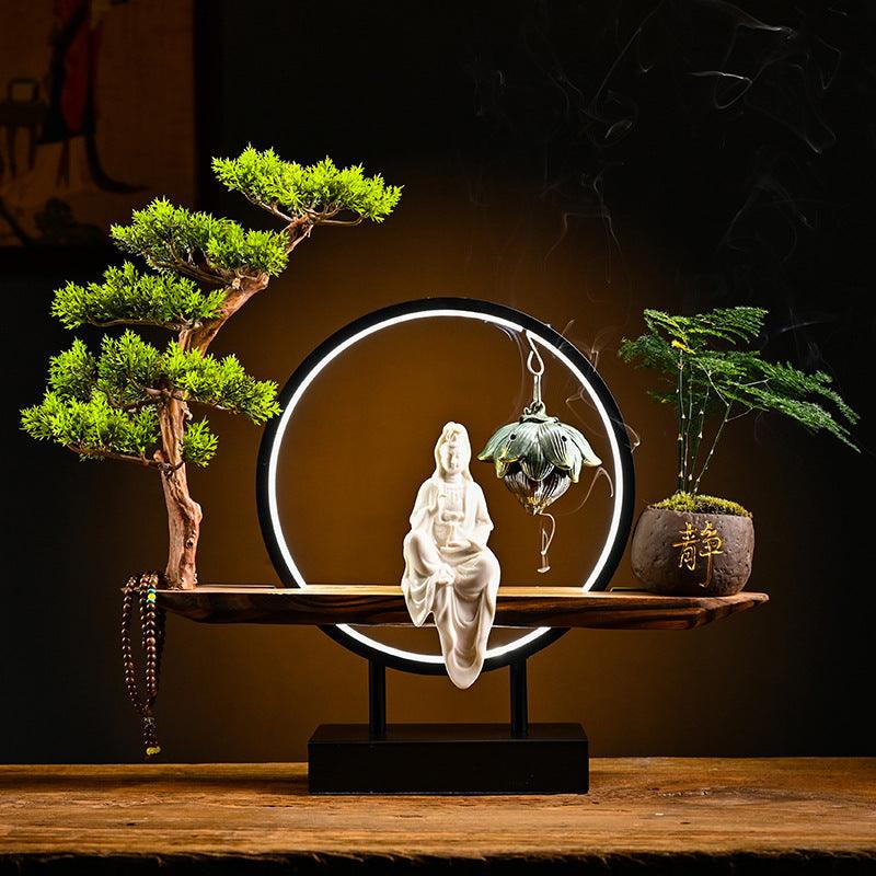 Chinese Style Backflow Incense Burner Aroma Diffuser Creative Ornament Decoration