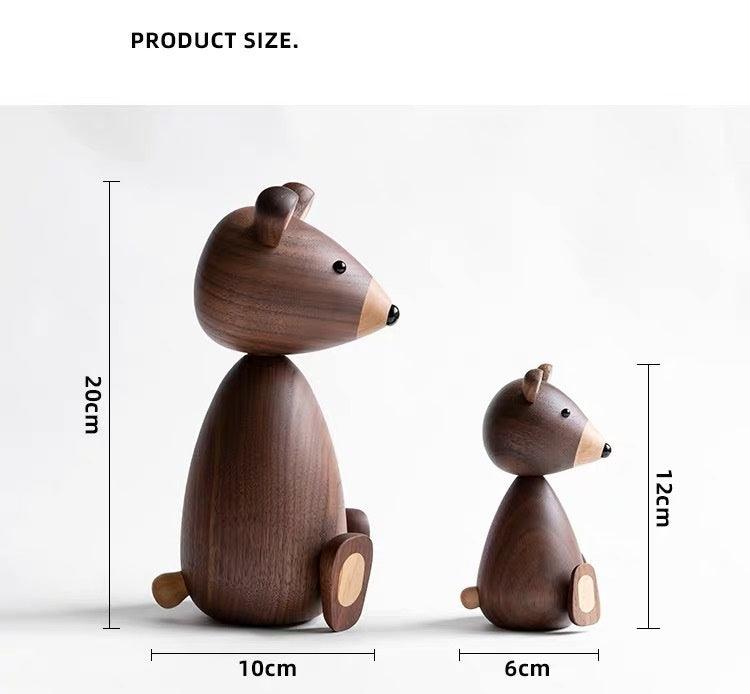 Black bear ornaments