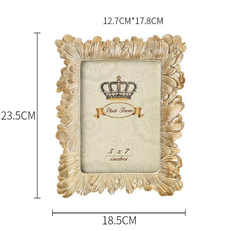 Simple Silver 6 Inch Photo Frame Picture Frame Home Accessories Ornaments Table