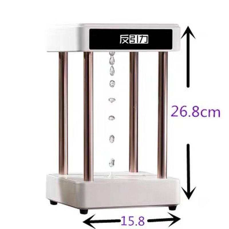 Anti Gravity Water Backflow Ornaments Technology Sense Water Droplets Time Hourglass