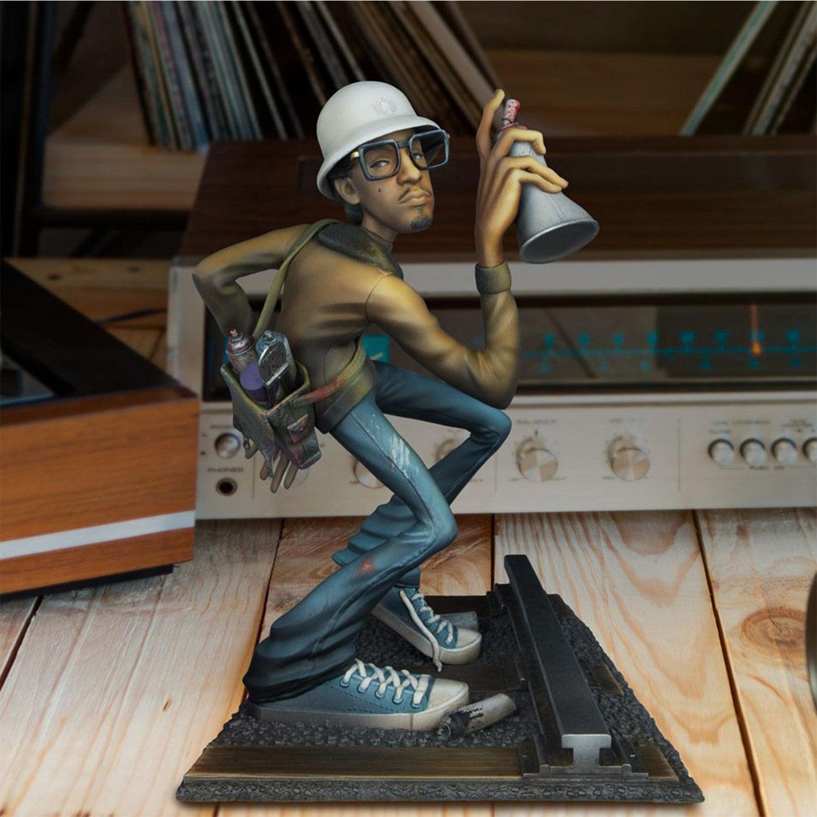 Hip Hop Singer Resin Decoration Figurines Rapper Star Sculpture Modern